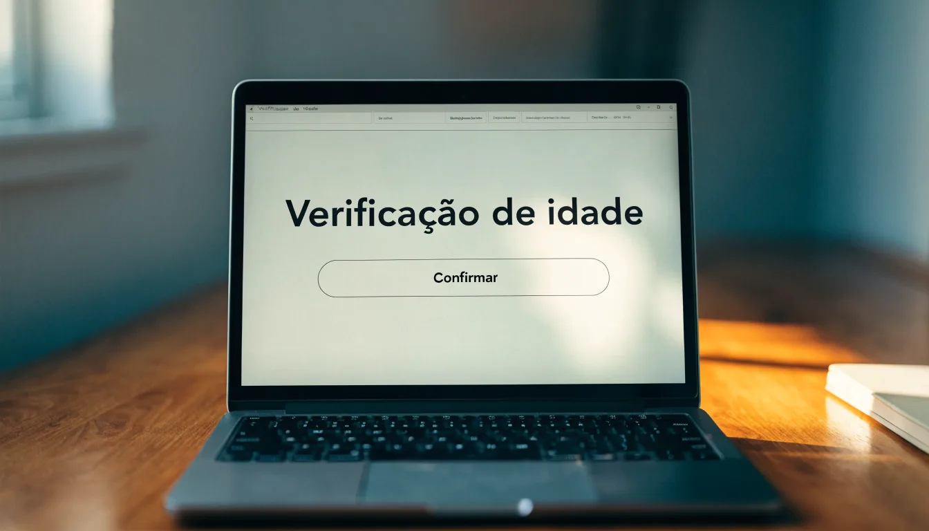 Uma folha de licença em papel com um selo vermelho, pousada numa secretária de madeira ao lado de uma caneta